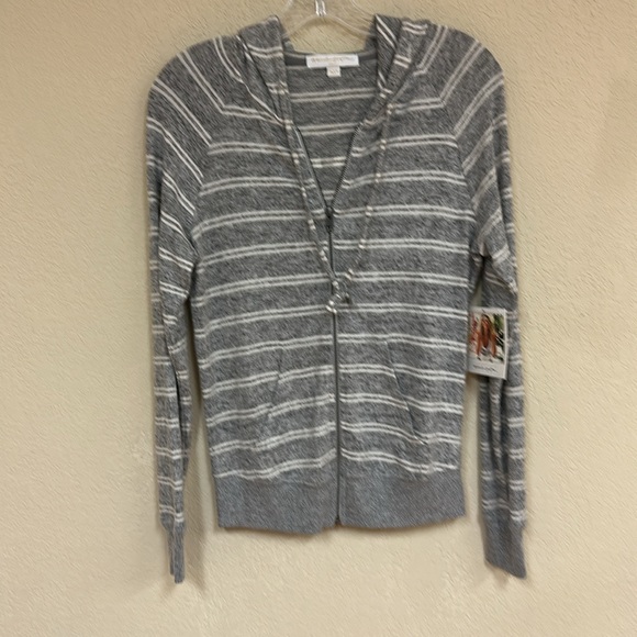 Spiritual Gangster NWT Good Vibes Only graphic Gray Sweatshirt Size XS - Picture 5 of 5